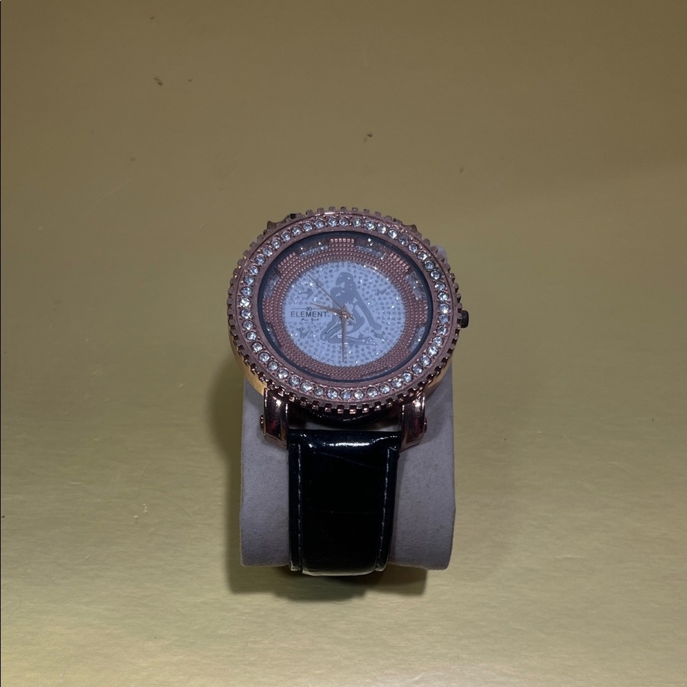 Element Watch with Rose Gold and Black Accents